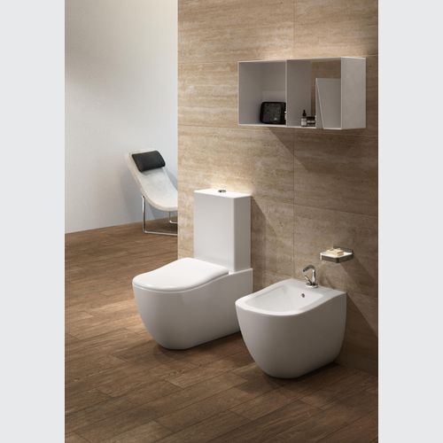 Fluid Back to Wall Toilet and Bidet by cielo