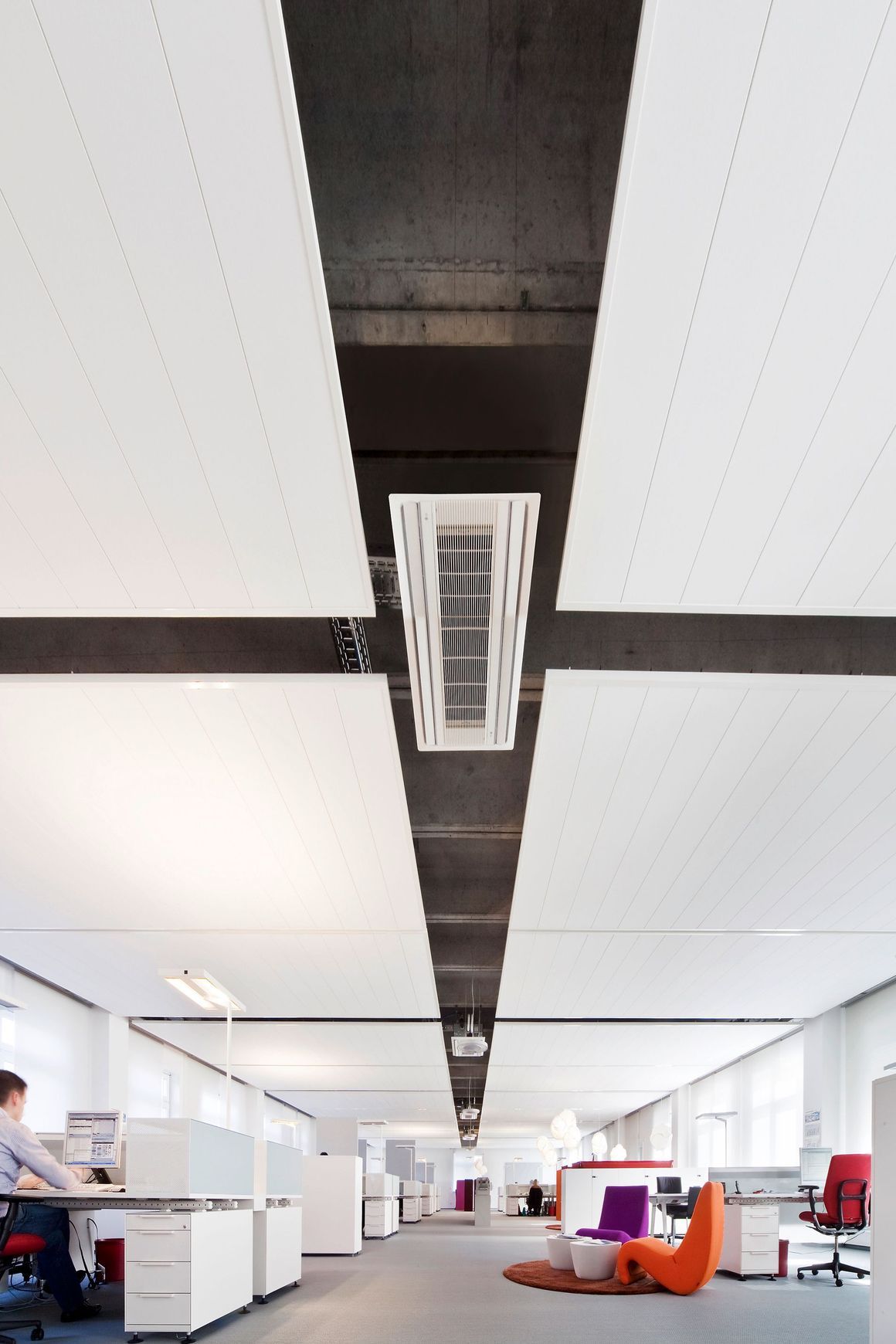 Specialty and Metal Pan Ceiling Panel, AMF Thermatex Sonic Sky