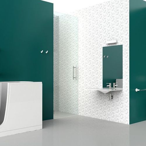 Oasi 140cm bathtub - door on the left by GOMAN