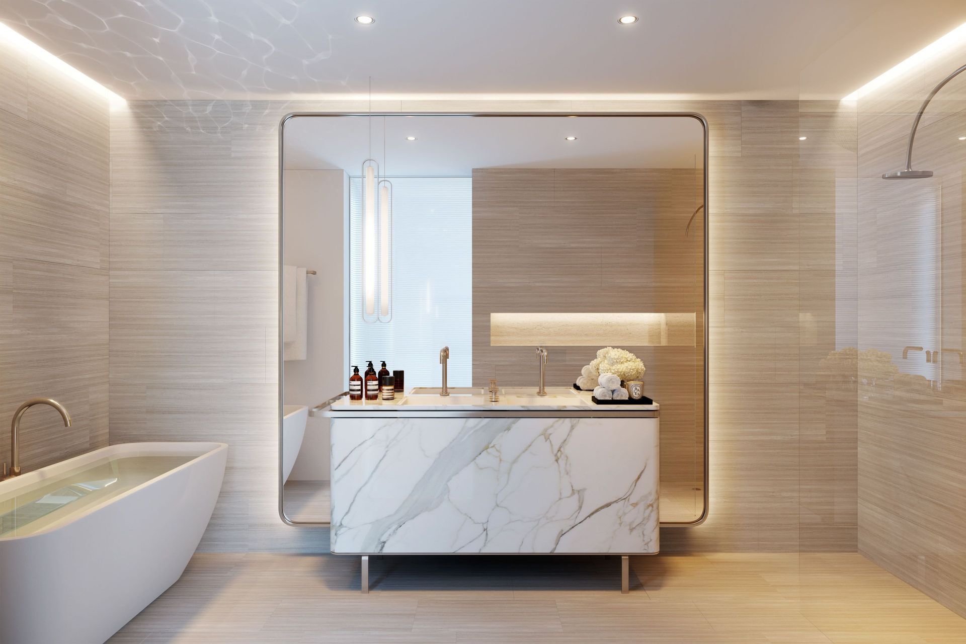 Opera Residences, Sydney. Lead interior design by Tracey Wiles for Woods Bagot, with architecture by Tzannes.