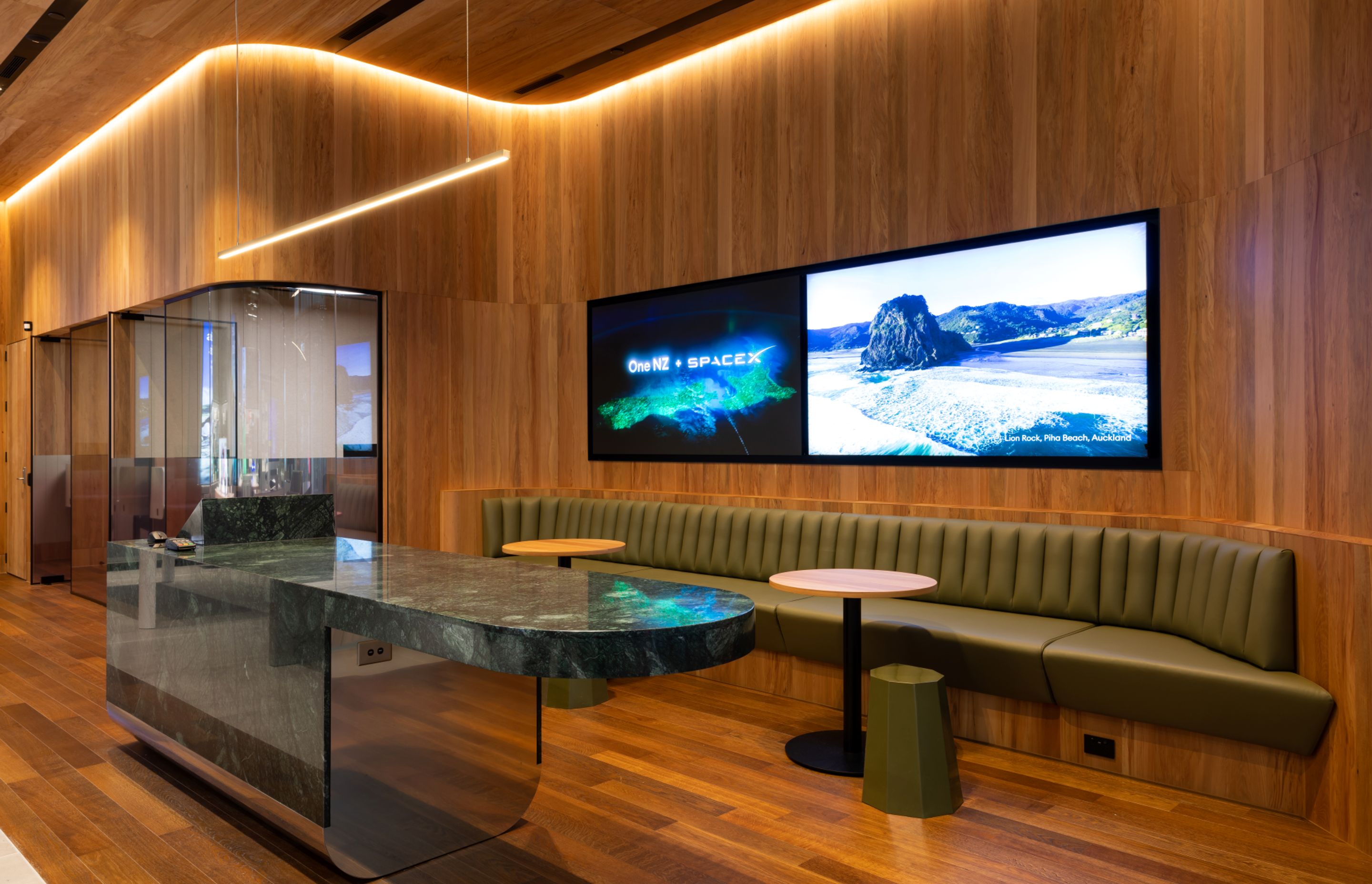 Dimension Shopfitters has already converted six Vodafone stores to One NZ stores.