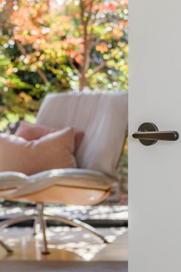 Rounded and curved hardware are becoming popular choices.