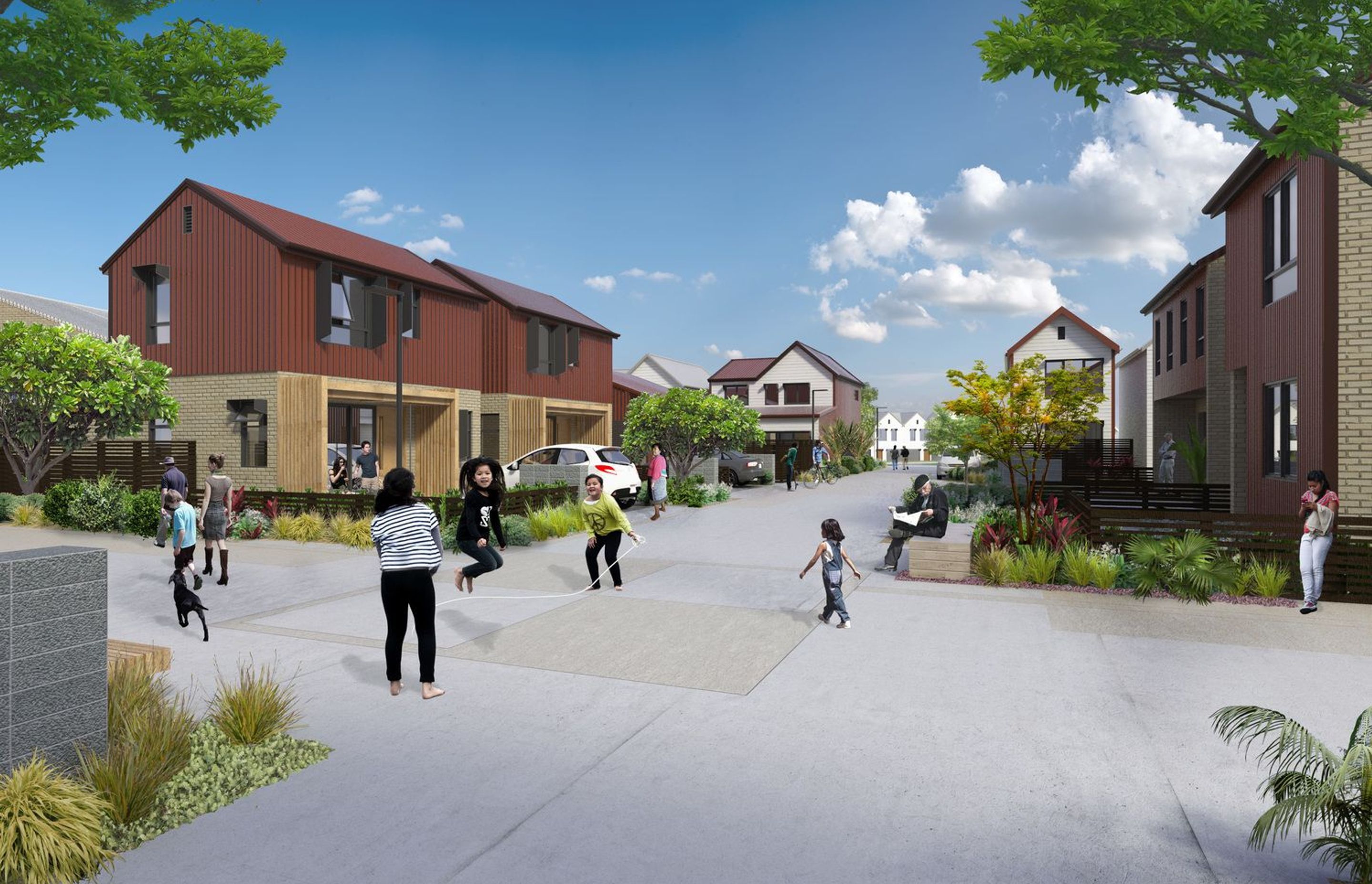 The Fenchurch neighbourhood is a blind mixed-tenure model, which means there are social, affordable and market homes.