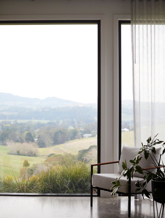 Polished concrete features throughout.