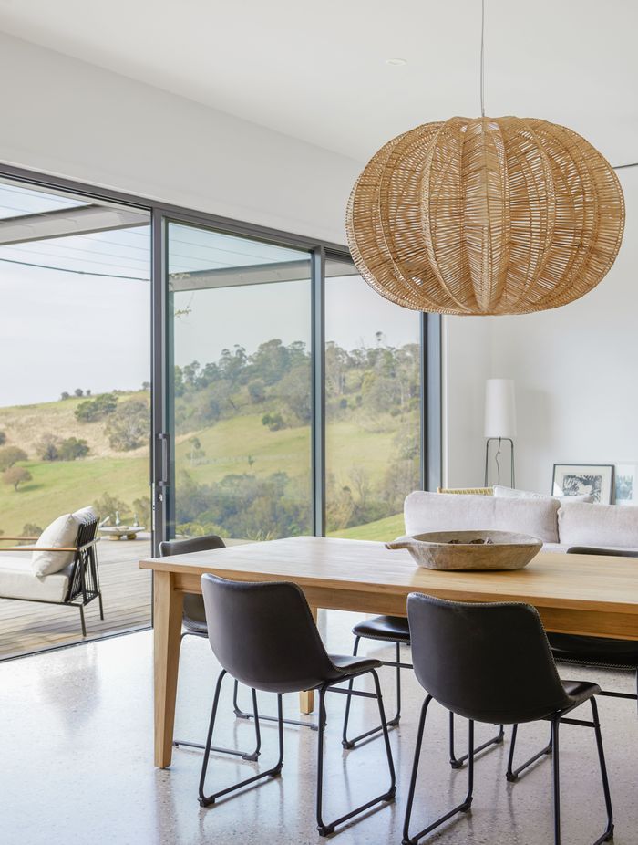 The muted tones allow the view to shine.