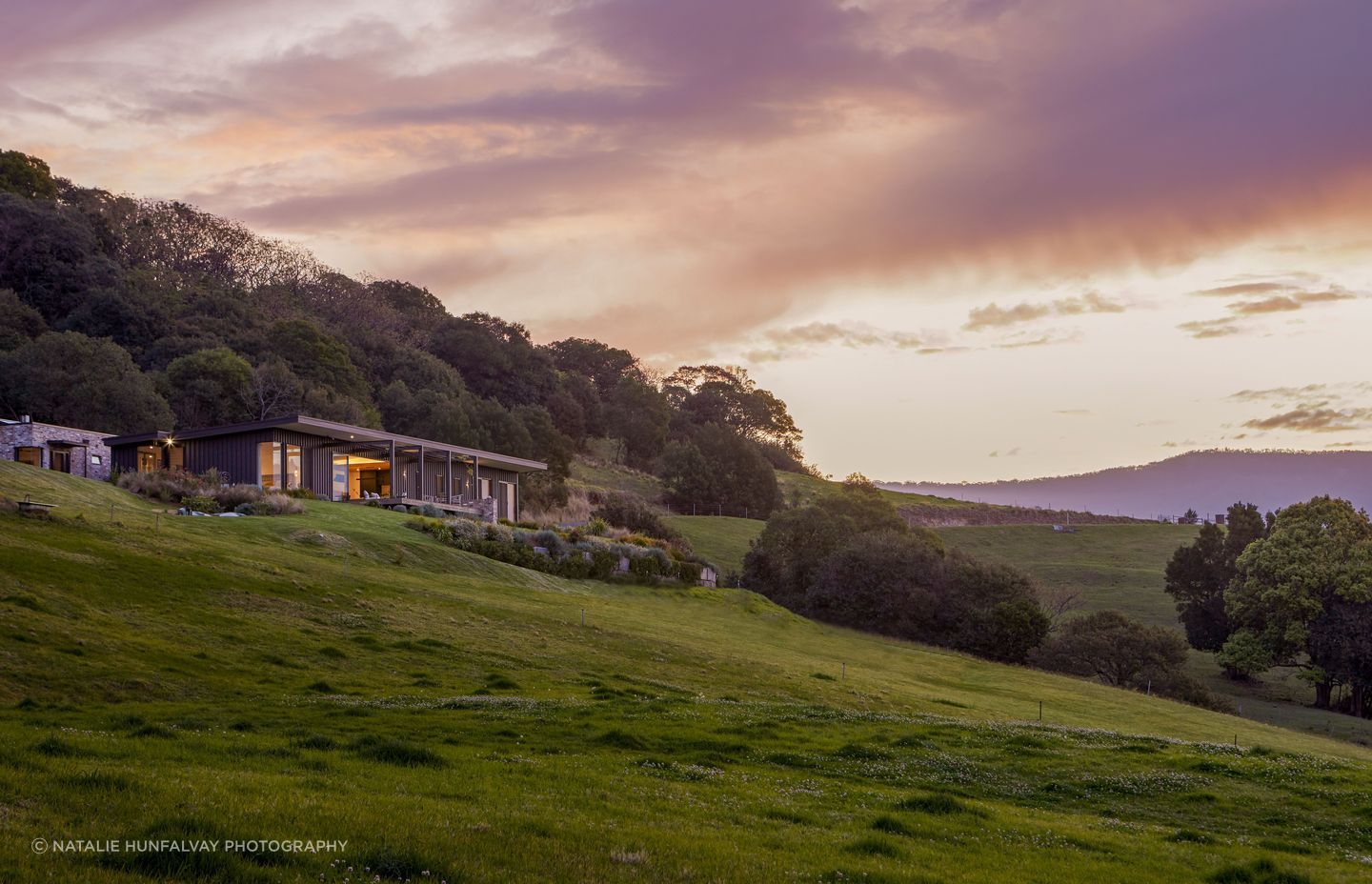 At home amongst the hills.