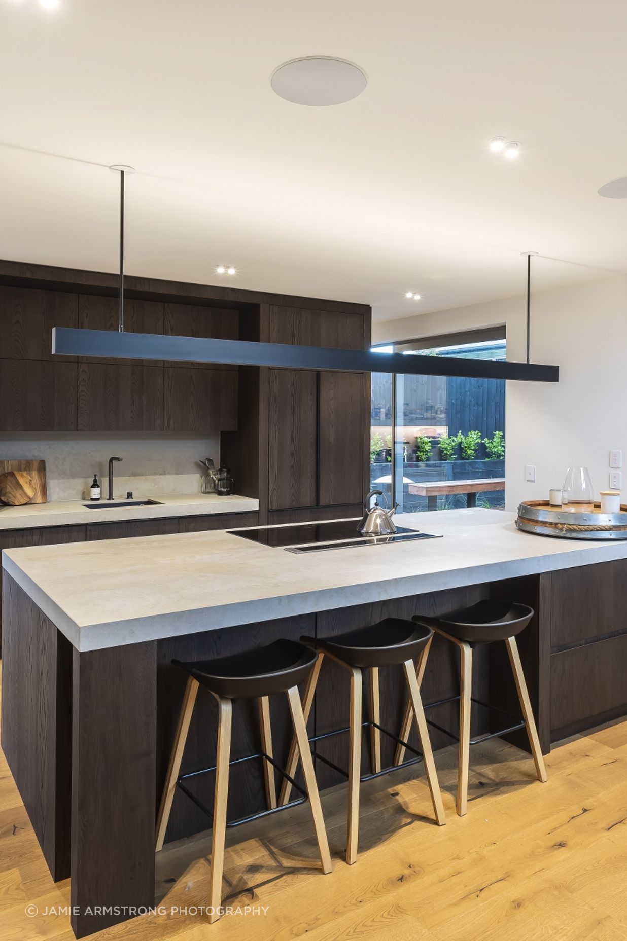 Each townhouse has a large kitchen for the culinary connoisseur.