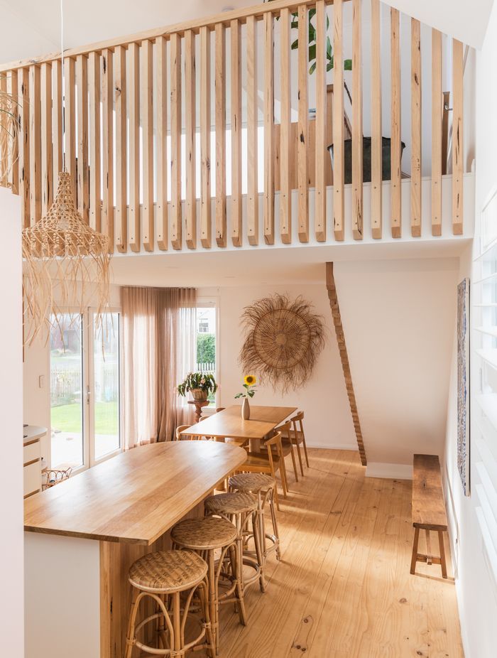 The love of timber inside the Sea Dragon.