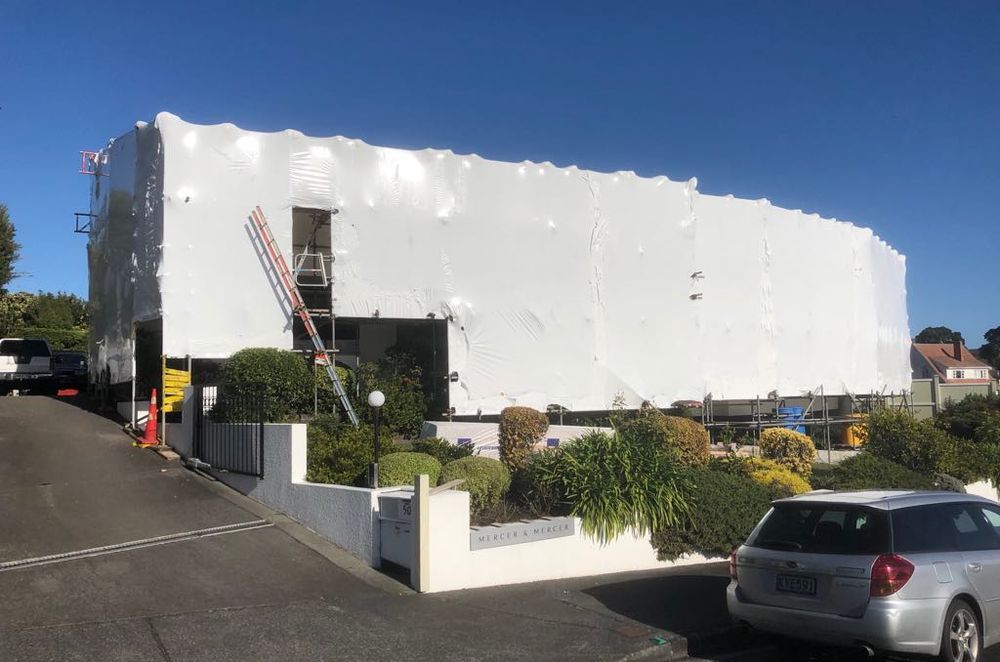 Shrink wrapping has become the industry standard on large-scale renovations and new builds in the residential sector and has been shown to expedite completion of a project by up to 20 per cent.