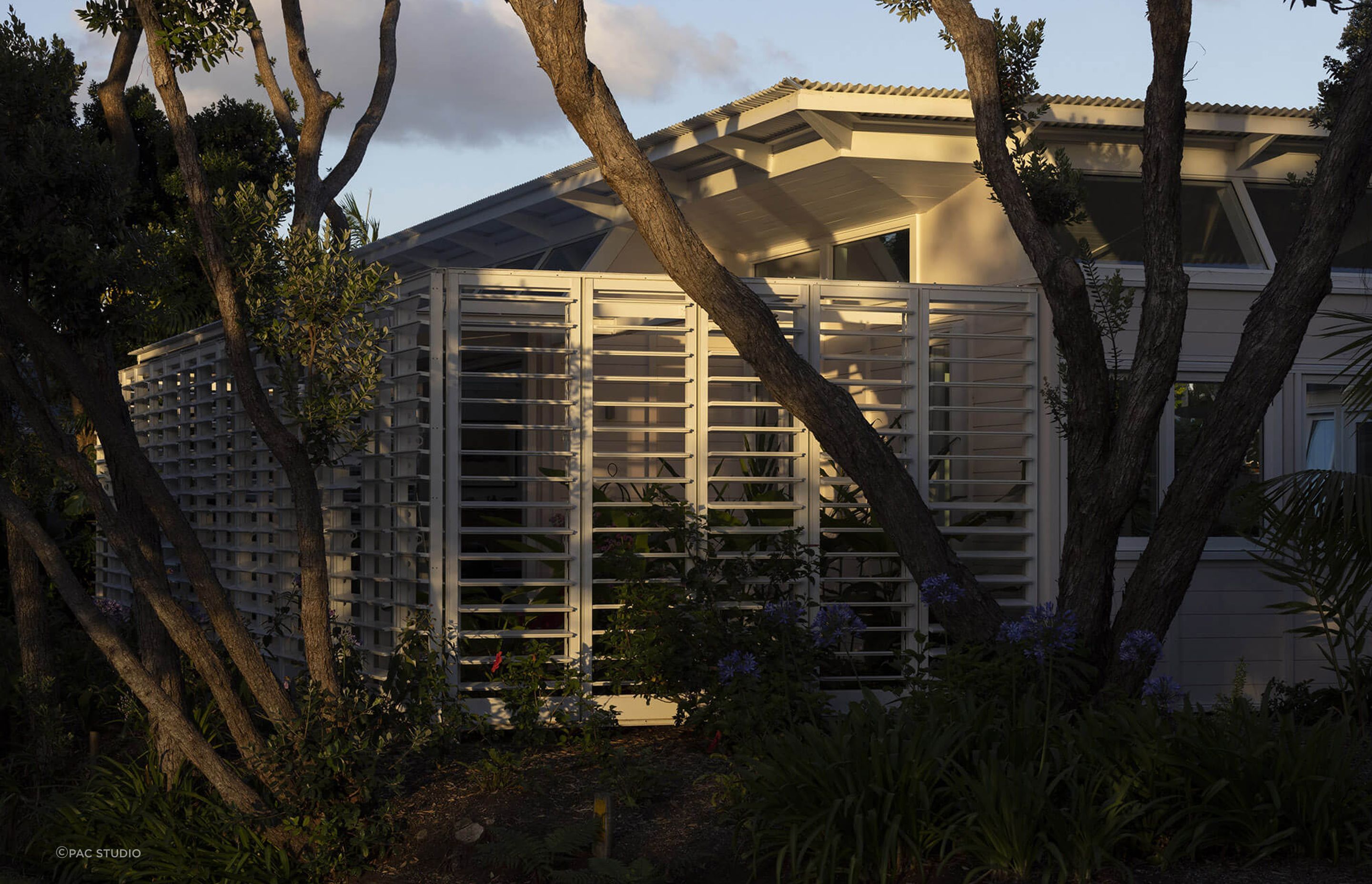 Passive design principles allow this temperate home to sit in harmony with its surroundings.