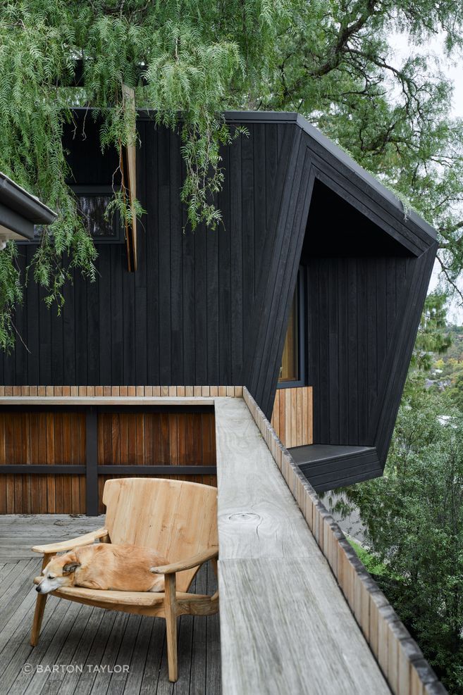 Recycled timber, waste-concrete reborn as pavers, even leftover screws and fixings – each fragment finds life within the new design.