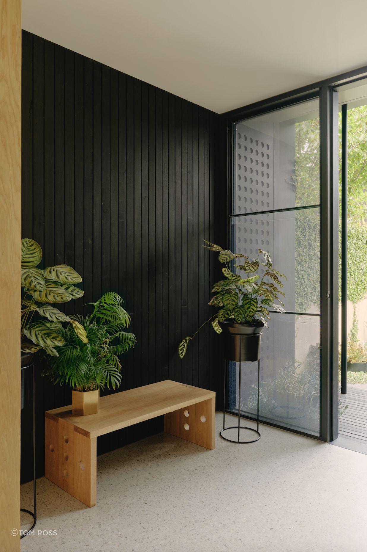 A deliberate blurring of boundaries between inside and out fosters a spacious, open feel, unlike the traditional formality of Victorian architecture.
