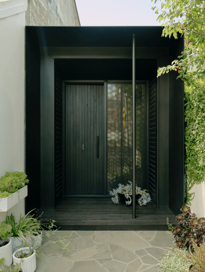 “We actually quite liked the fact that [the laneway extension] looks like a skinny, separate house. That's kind of deliberate."