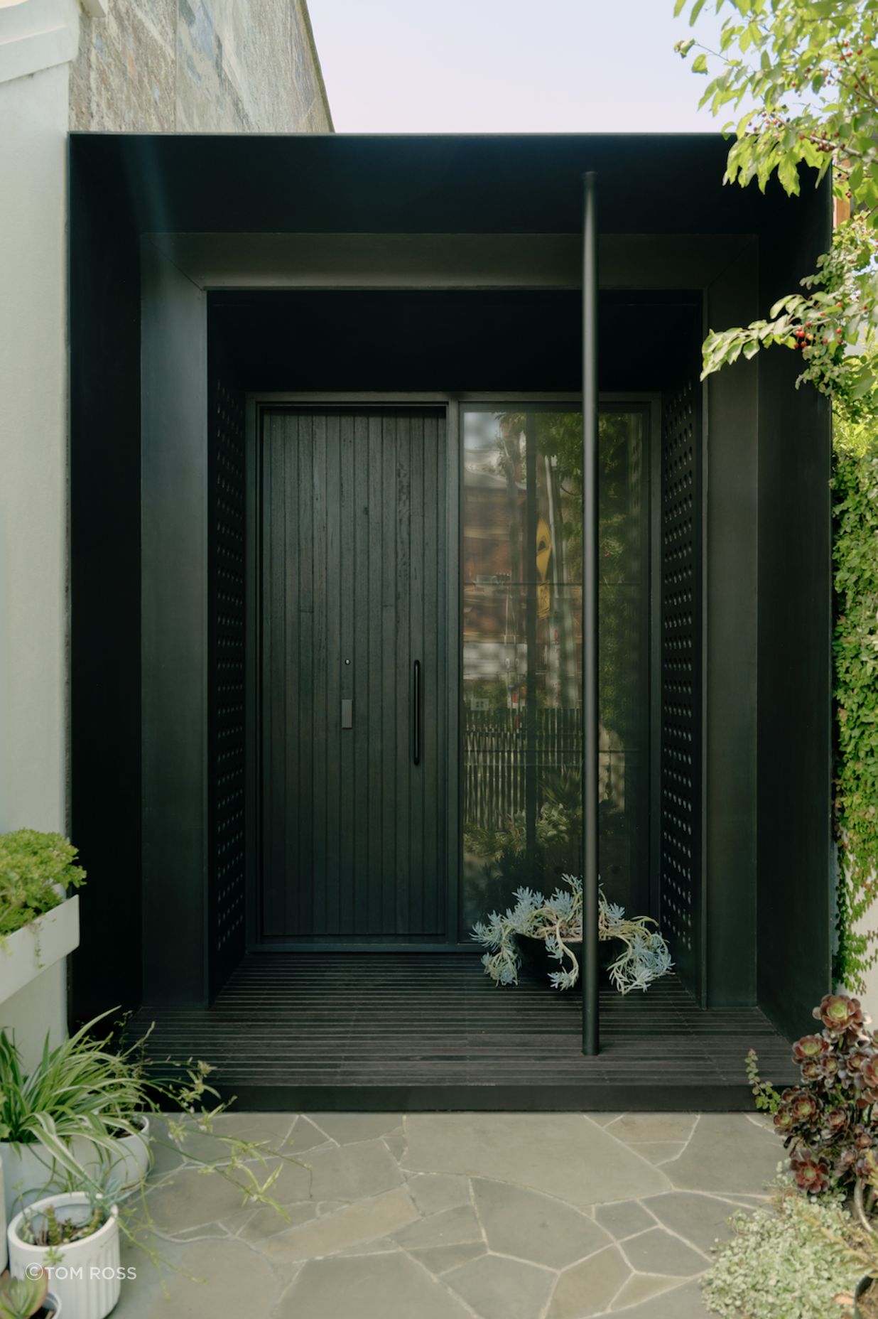 “We actually quite liked the fact that [the laneway extension] looks like a skinny, separate house. That's kind of deliberate."