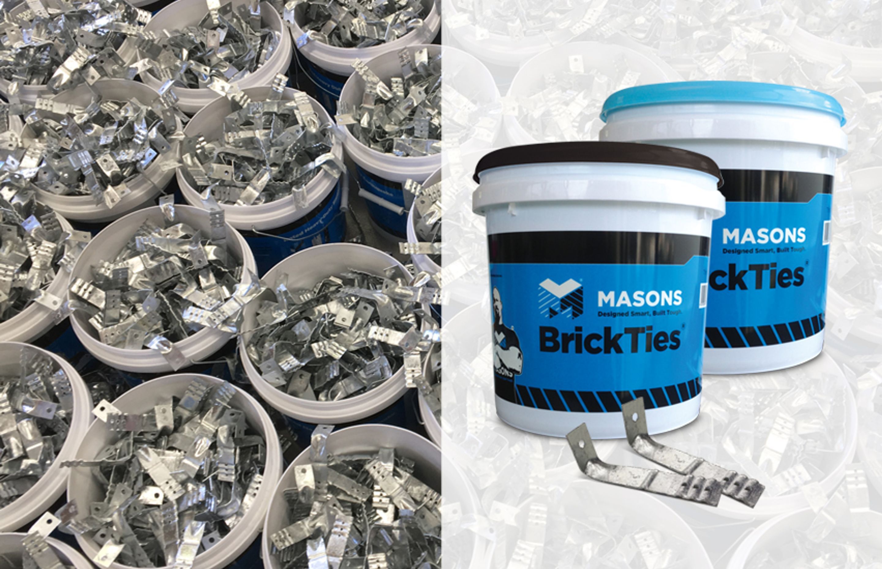 BrickTies the first innovation from Masons, which helped establish the company as the 'go to' provider for bricklaying tools and consumables.