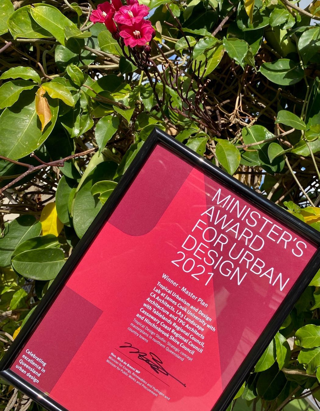 Winner of the Master Plan Award by the Minister's Award for Urban Design 2017-2021