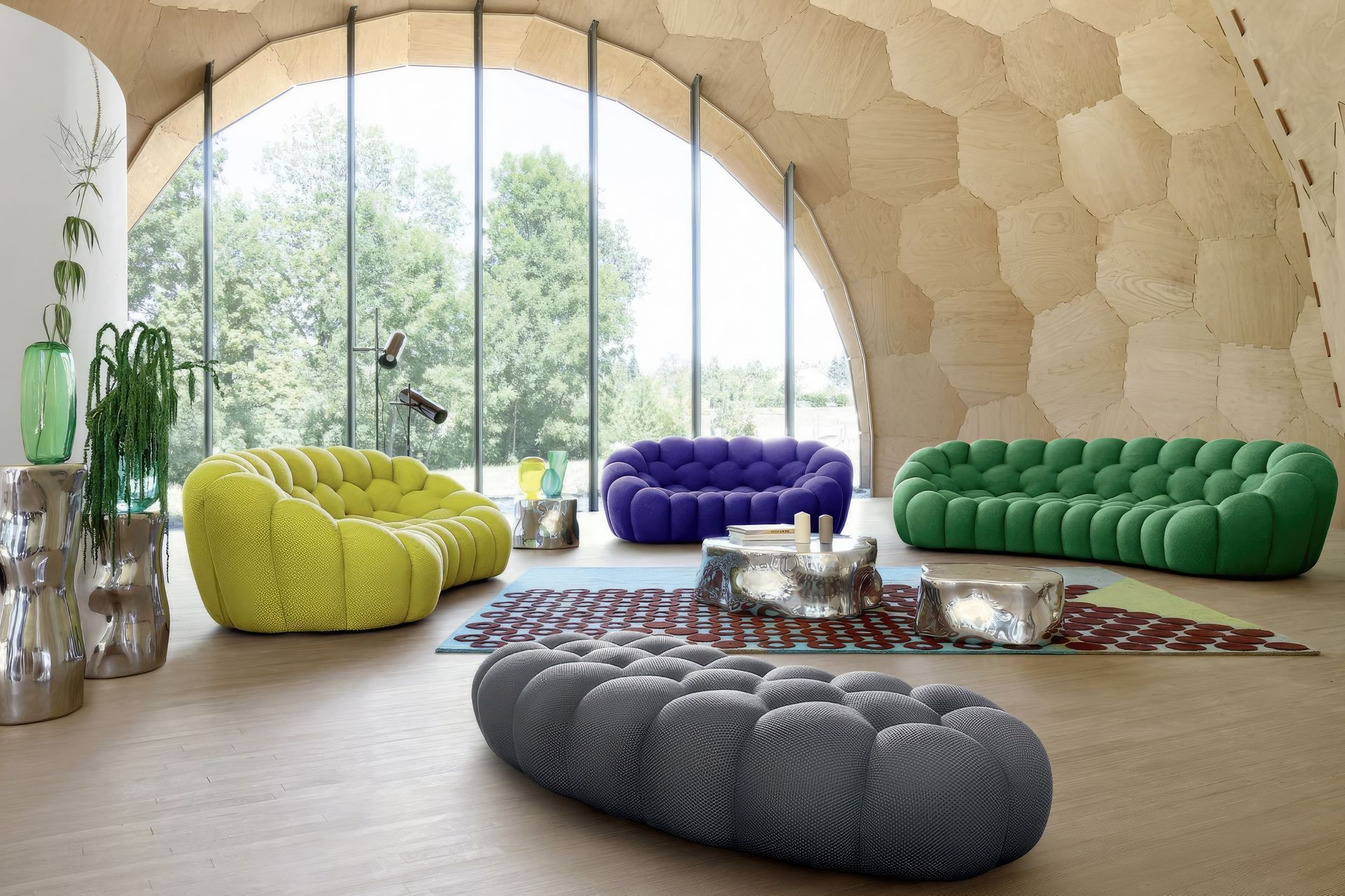 The Bubble Sofa variations.