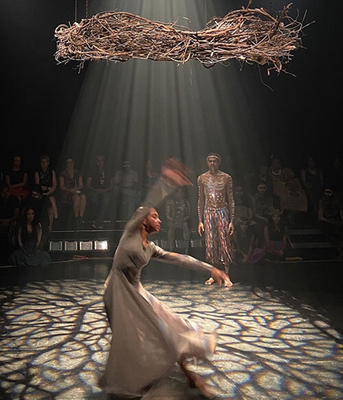 Dancers performing at Bulmba-ja's opening night