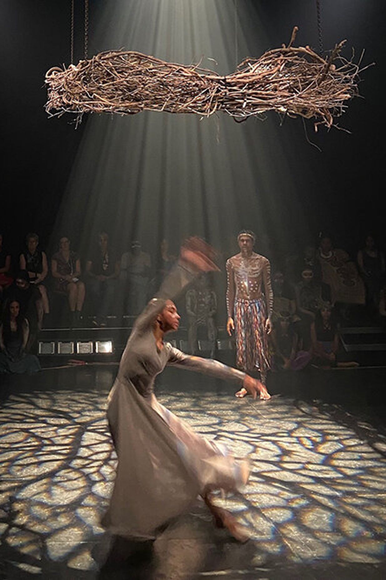 Dancers performing at Bulmba-ja's opening night