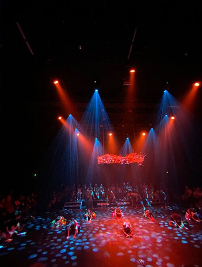 Dancers performing at Bulmba-ja's opening night