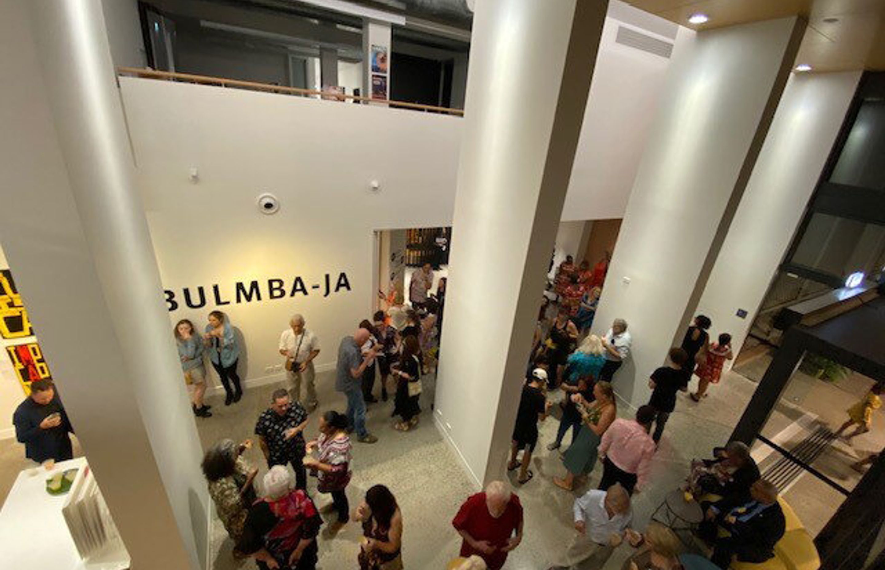 Guests attending the opening night