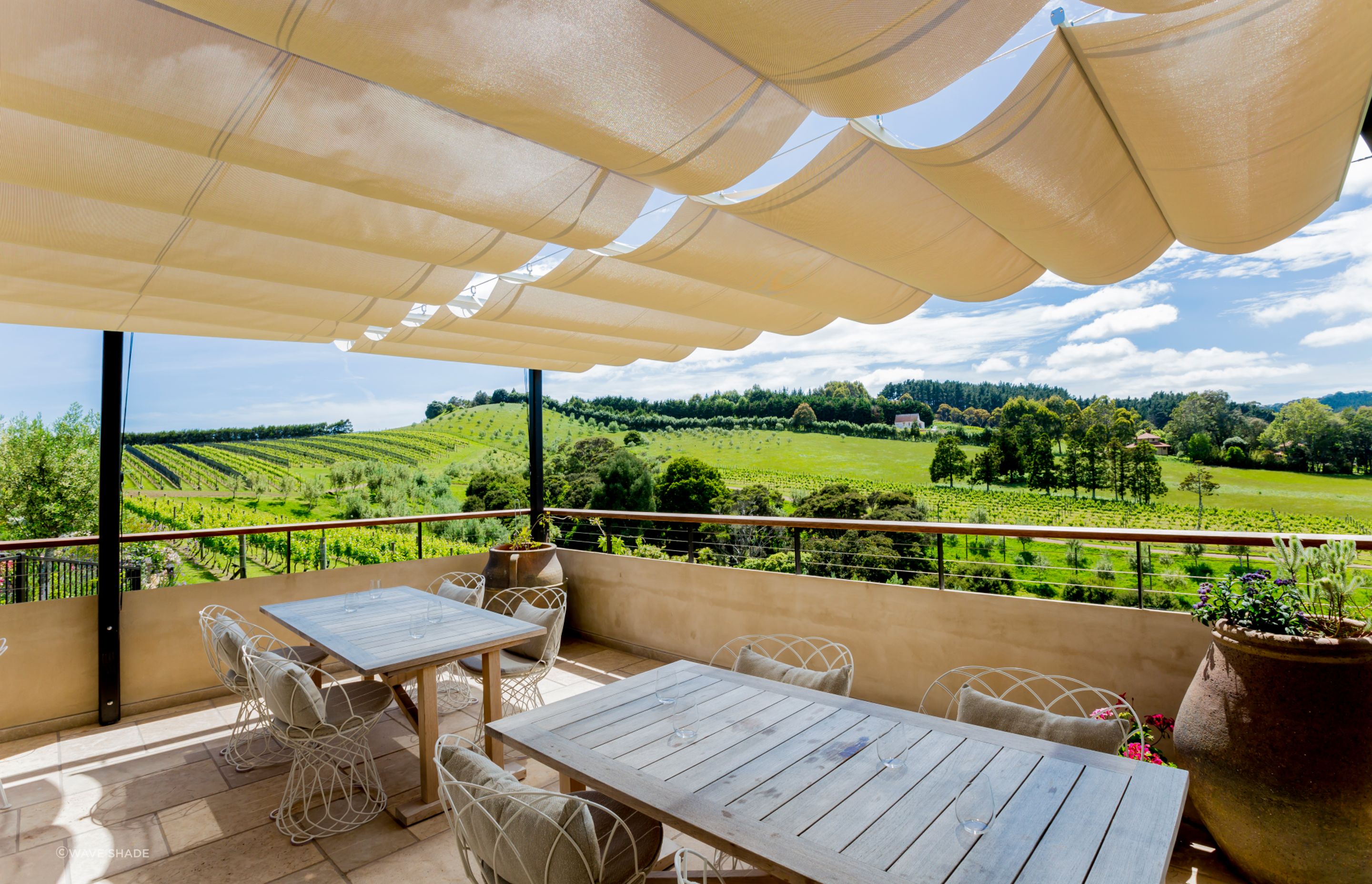 Structures that can interact with the weather can enhance the felt connection with nature.