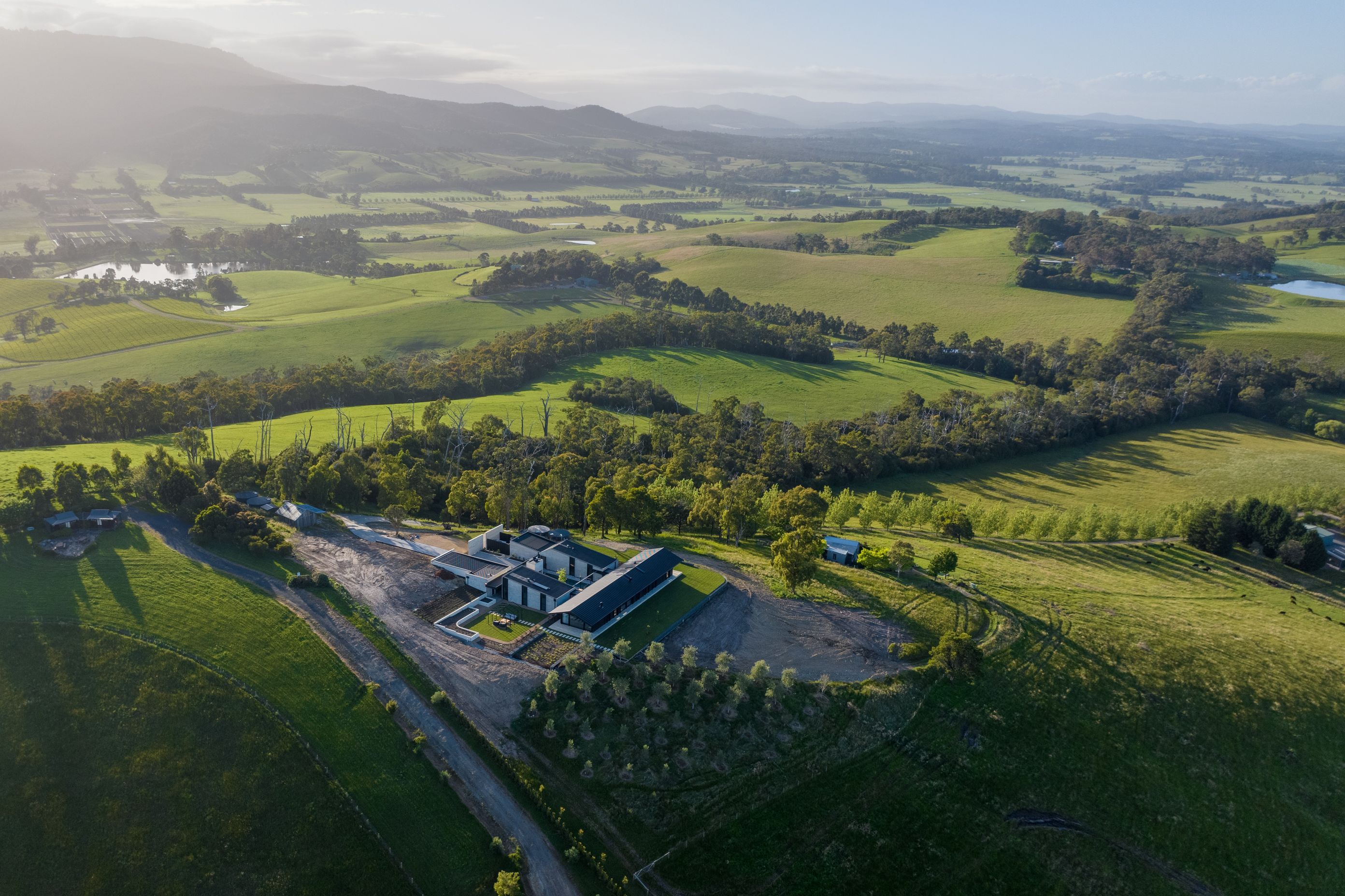 The stunning property set atop the Yarra Valley