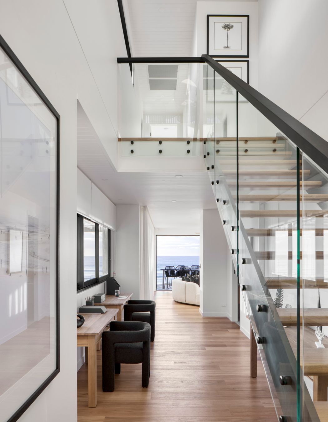 The study nook on the first floor