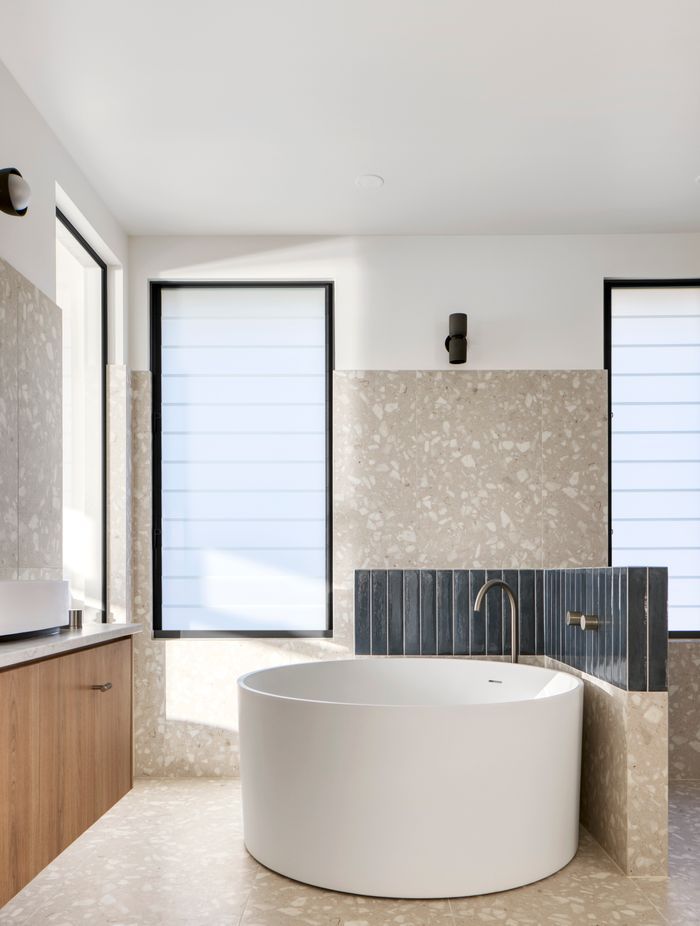 The Master ensuite with an elegant material mix