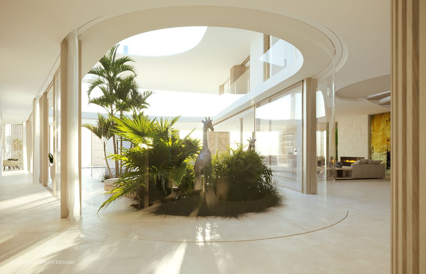 The entrance at The Quay, flooded with natural light