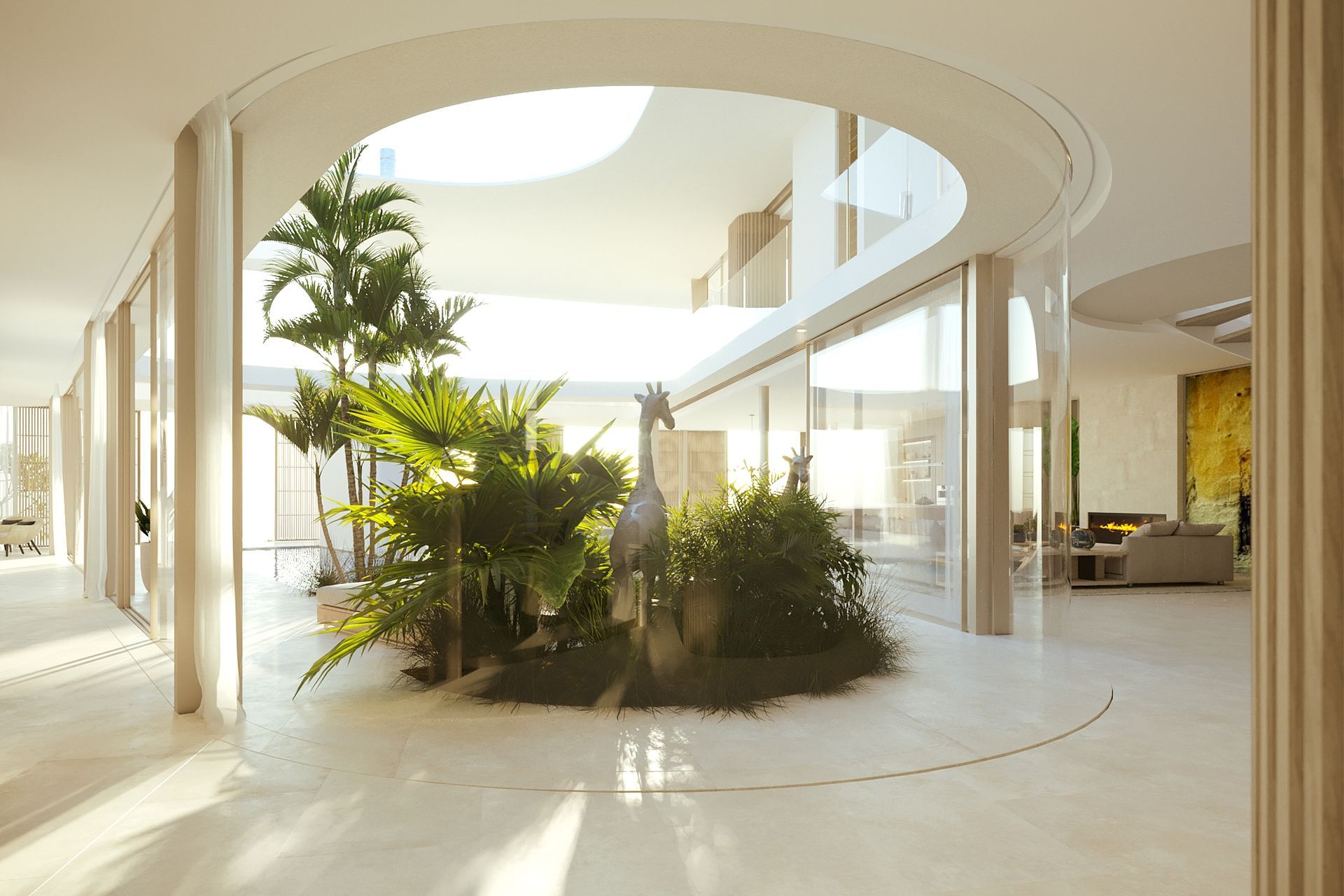 The entrance at The Quay, flooded with natural light