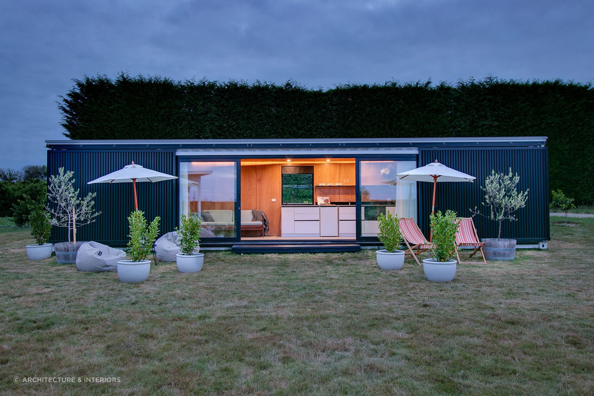 An exciting experimental shipping container home by Architecture &amp; Interiors