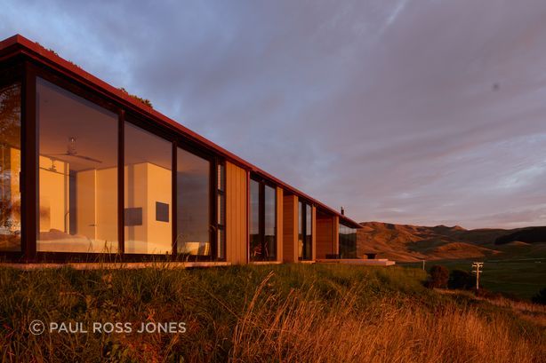 Morning light infuses the bedrooms