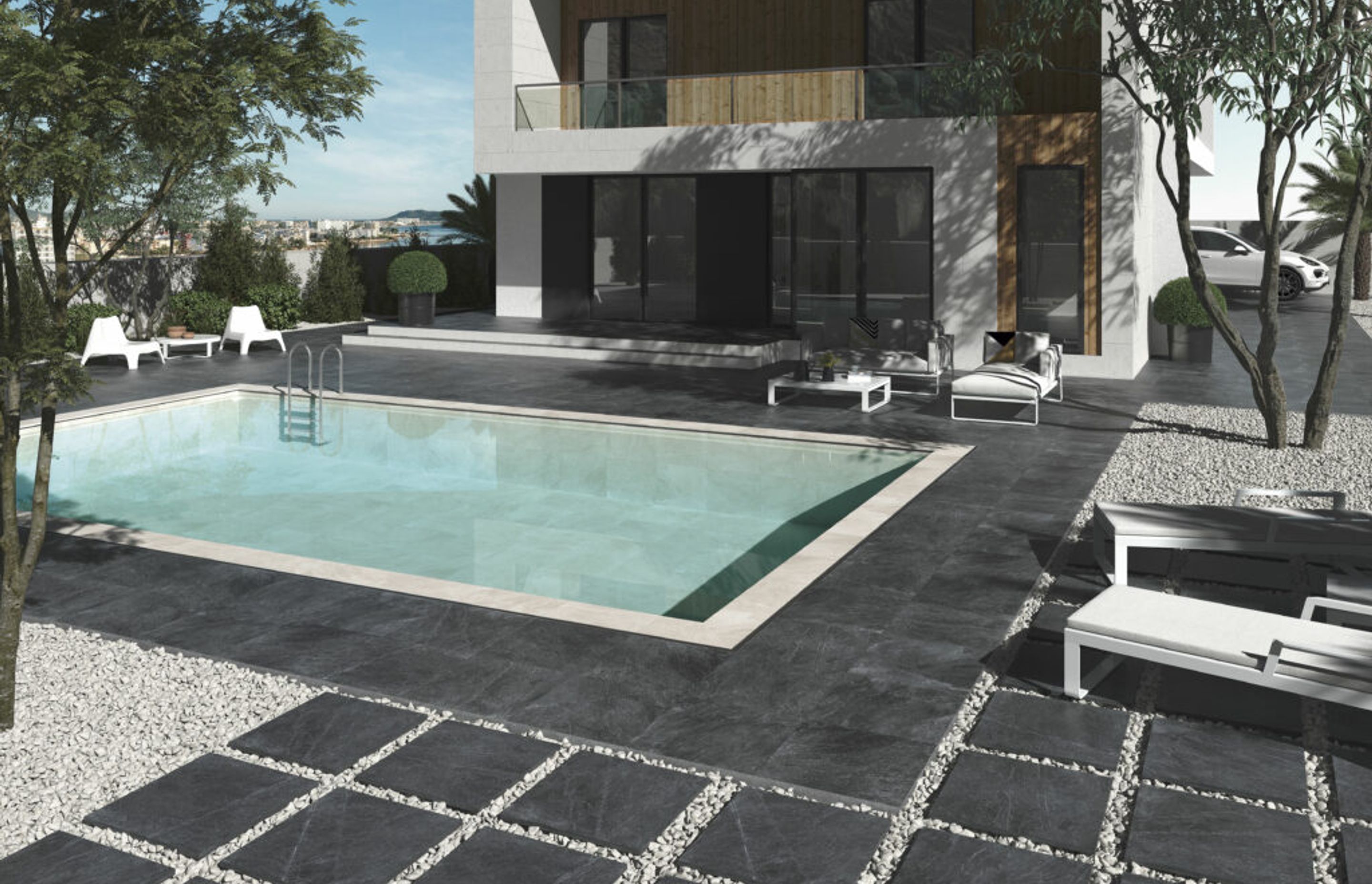 Thanks to the new Smooth & Grip range of tiles from Spanish producer, Vitacer, it is now possible to specify the same tile for use both indoors and outdoors.