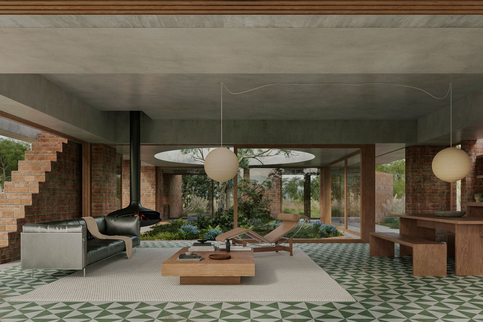 Hawks Nest is solid in form with large openings to the natural surrounds.