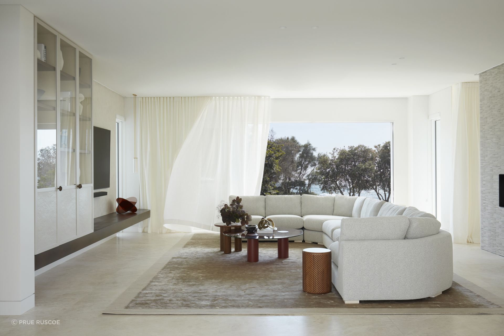 A soft palette allows the outside to filter in naturally