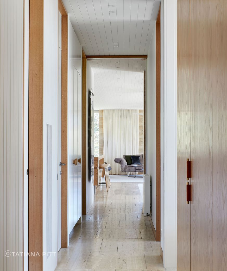 View to the living room.