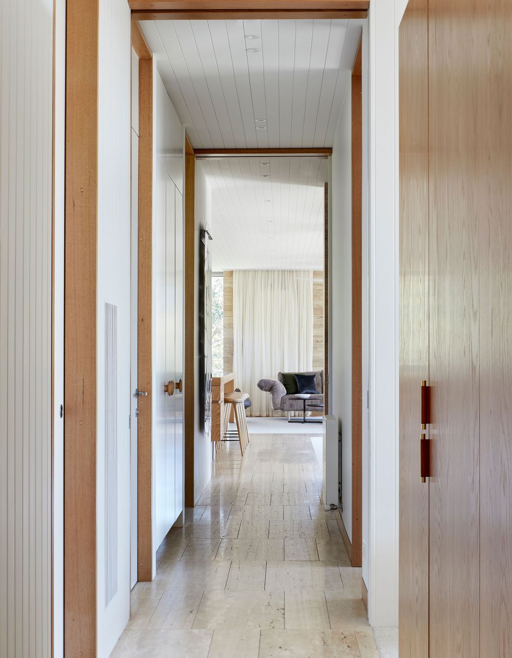 View to the living room.