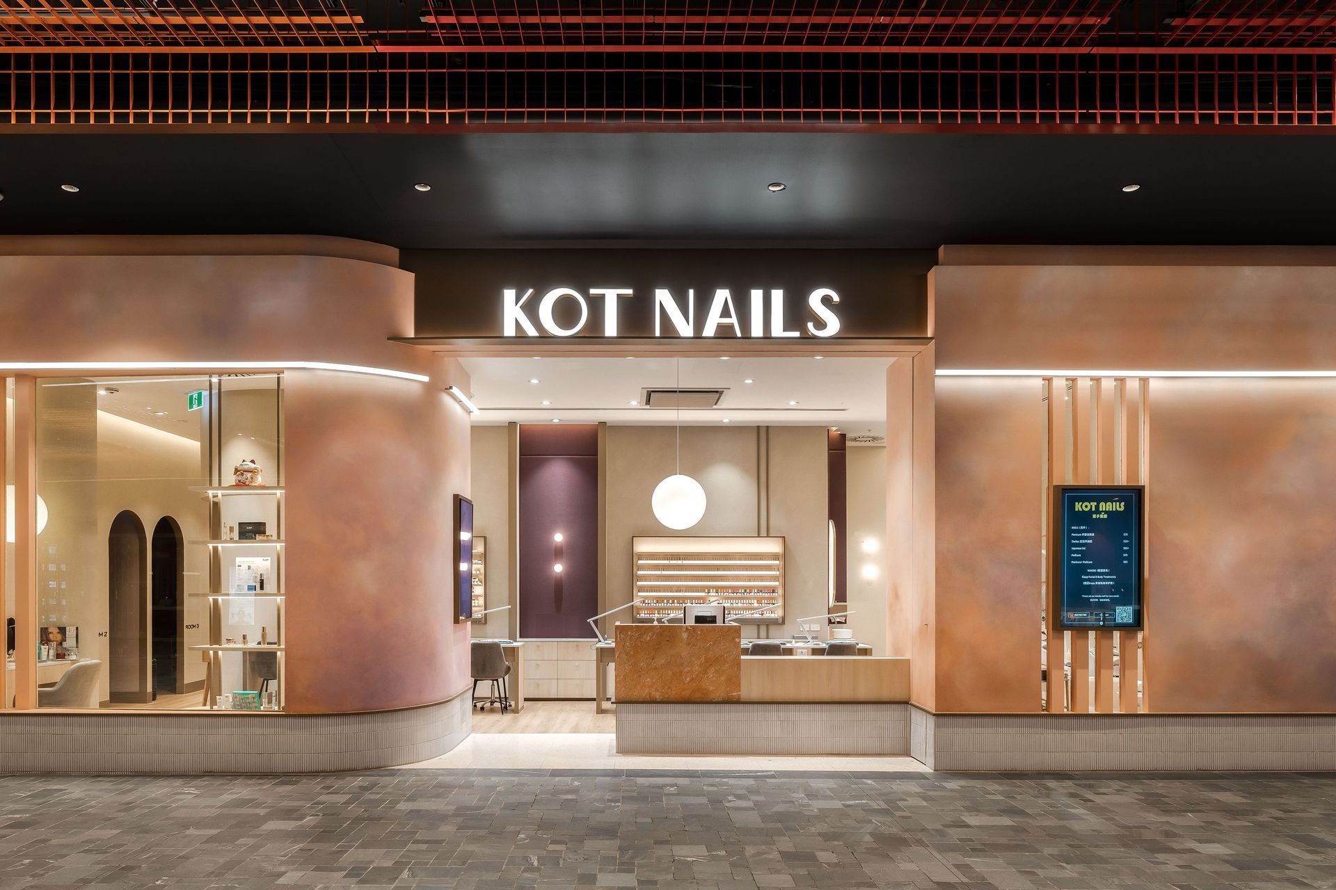 A nail spa reimagined as a form of escapism.