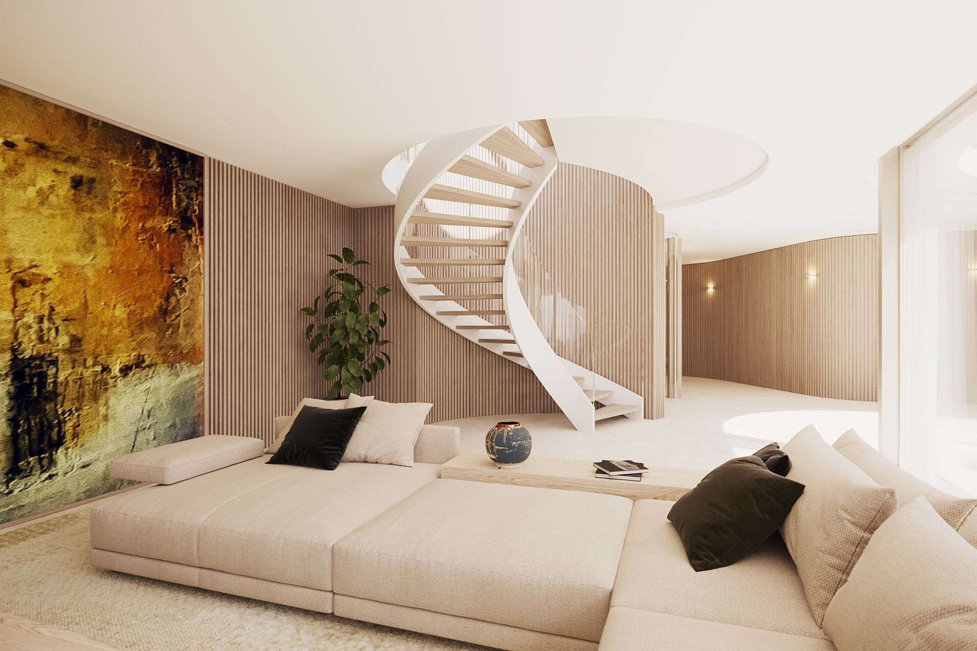 The elegant lounge area of The Quay