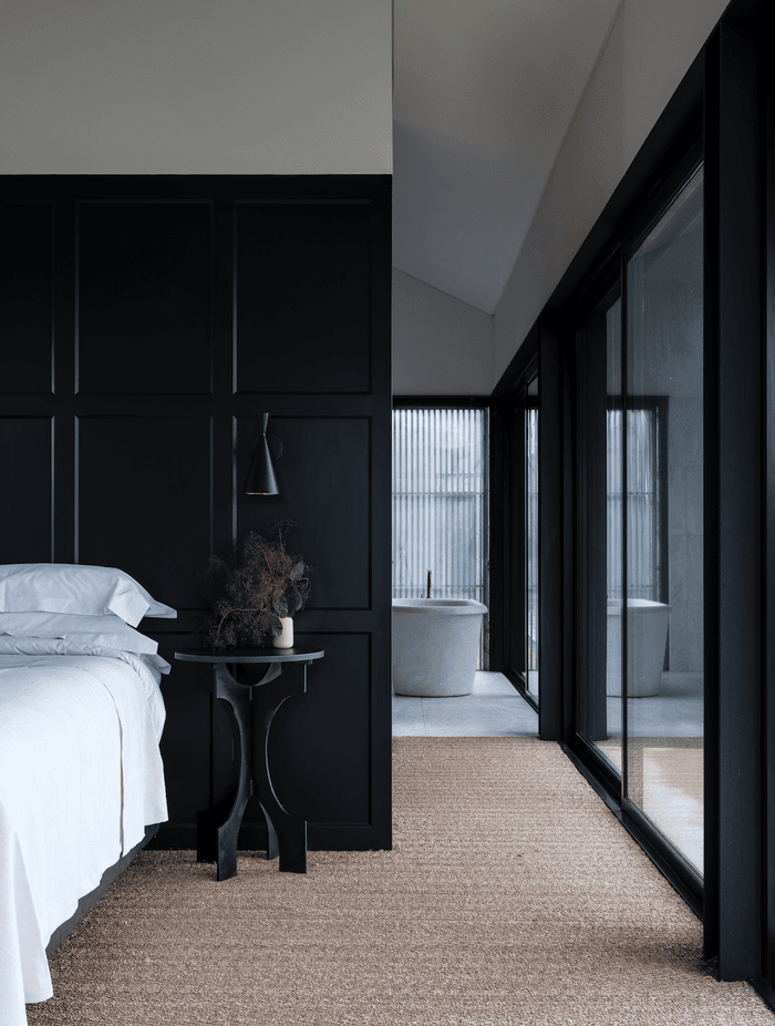 Jute rugs littered throughout add interesting texture and colour.