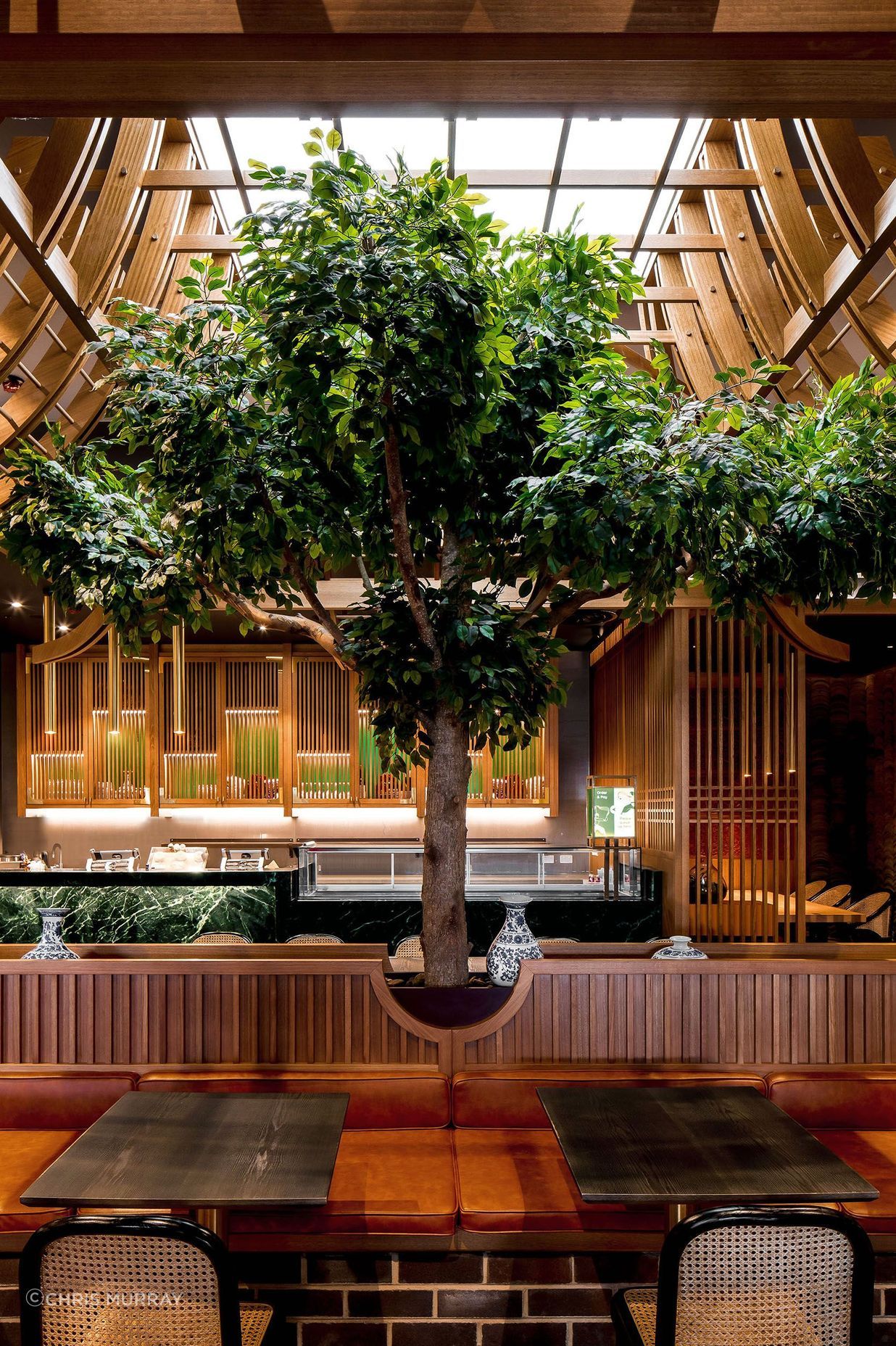 Humble oriental details are featured throughout.