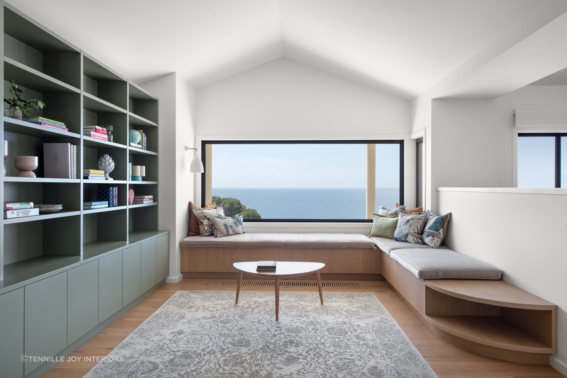 Incredible view inside of a Victorian home designed by Tennille Joy Interiors.