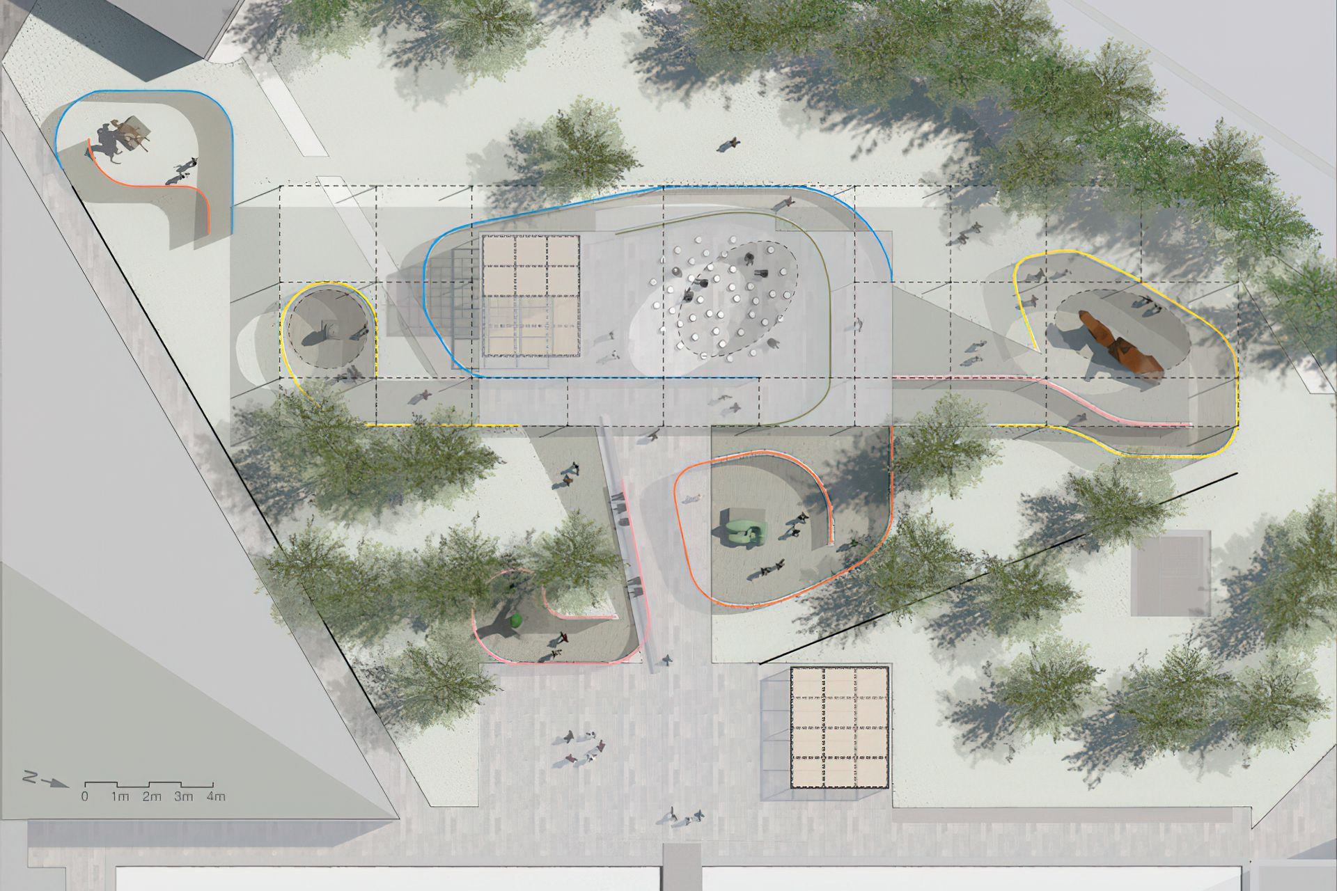 Plan view of concept