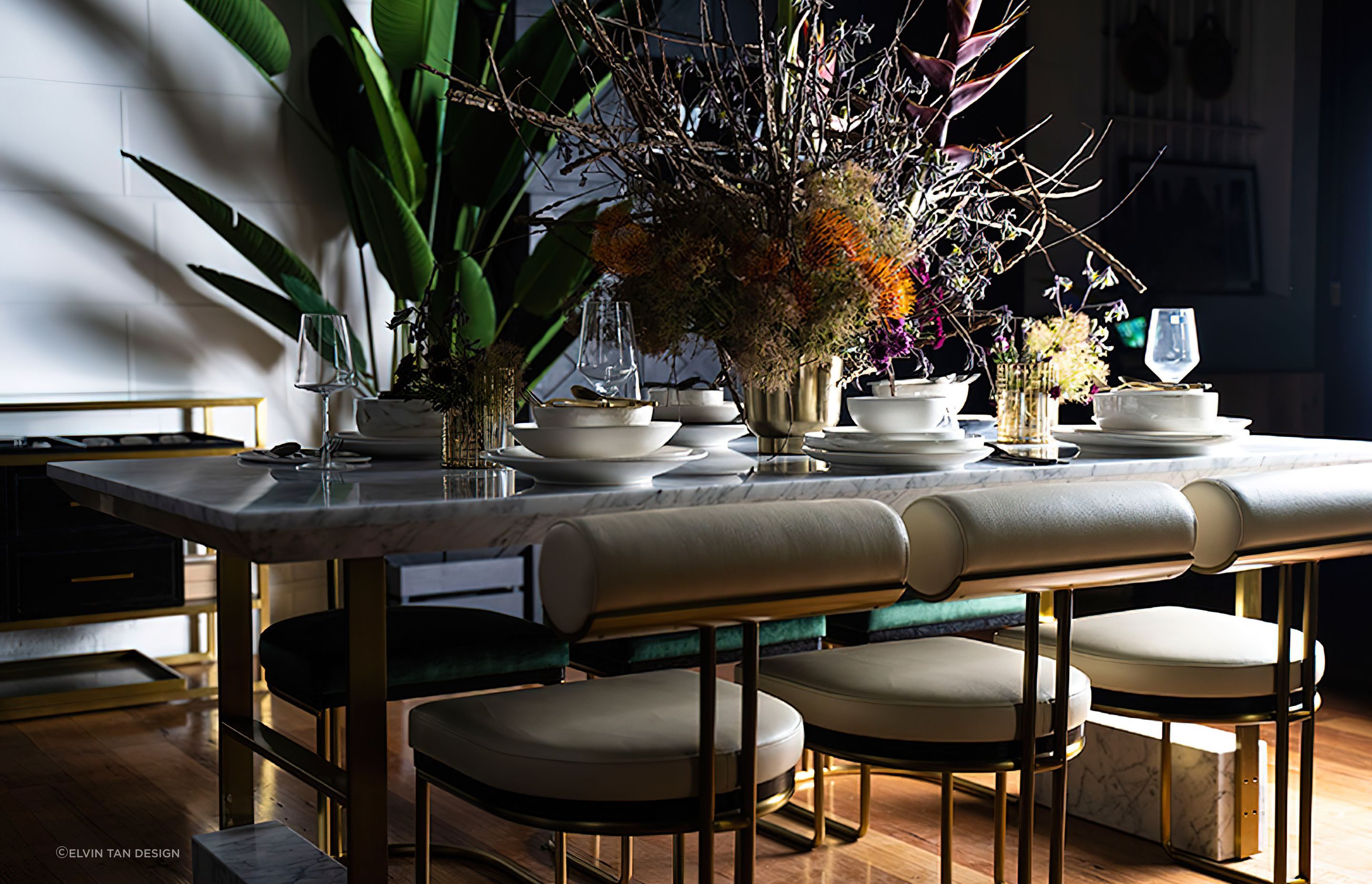 Nouveau furniture collection by Elvin Tan Design.