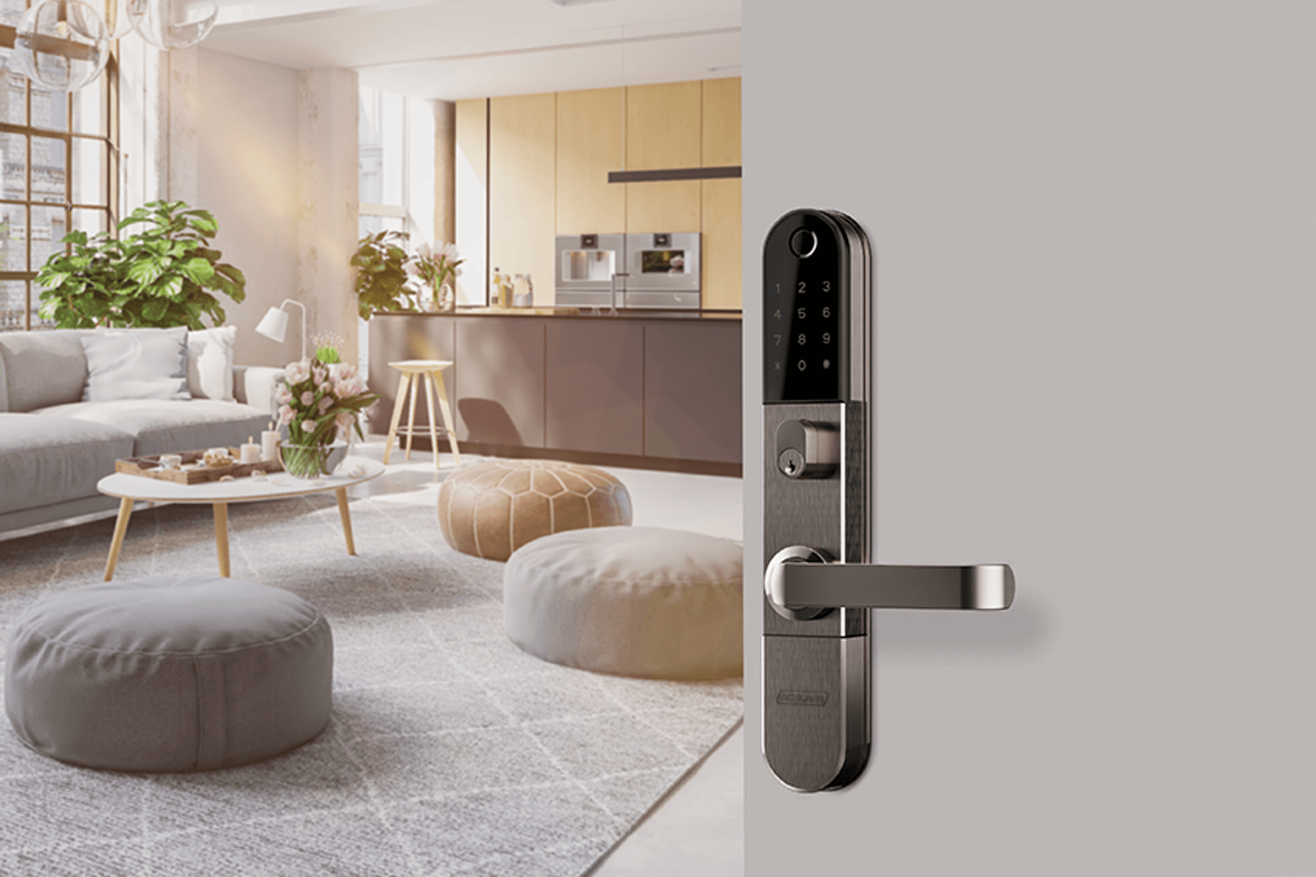 The Schlage Omnia is particularly suited to the multi-unit market where issues around accessibility and safety are key. It can easily be retro-fitted and comes in two finishes including satin nickel plate.