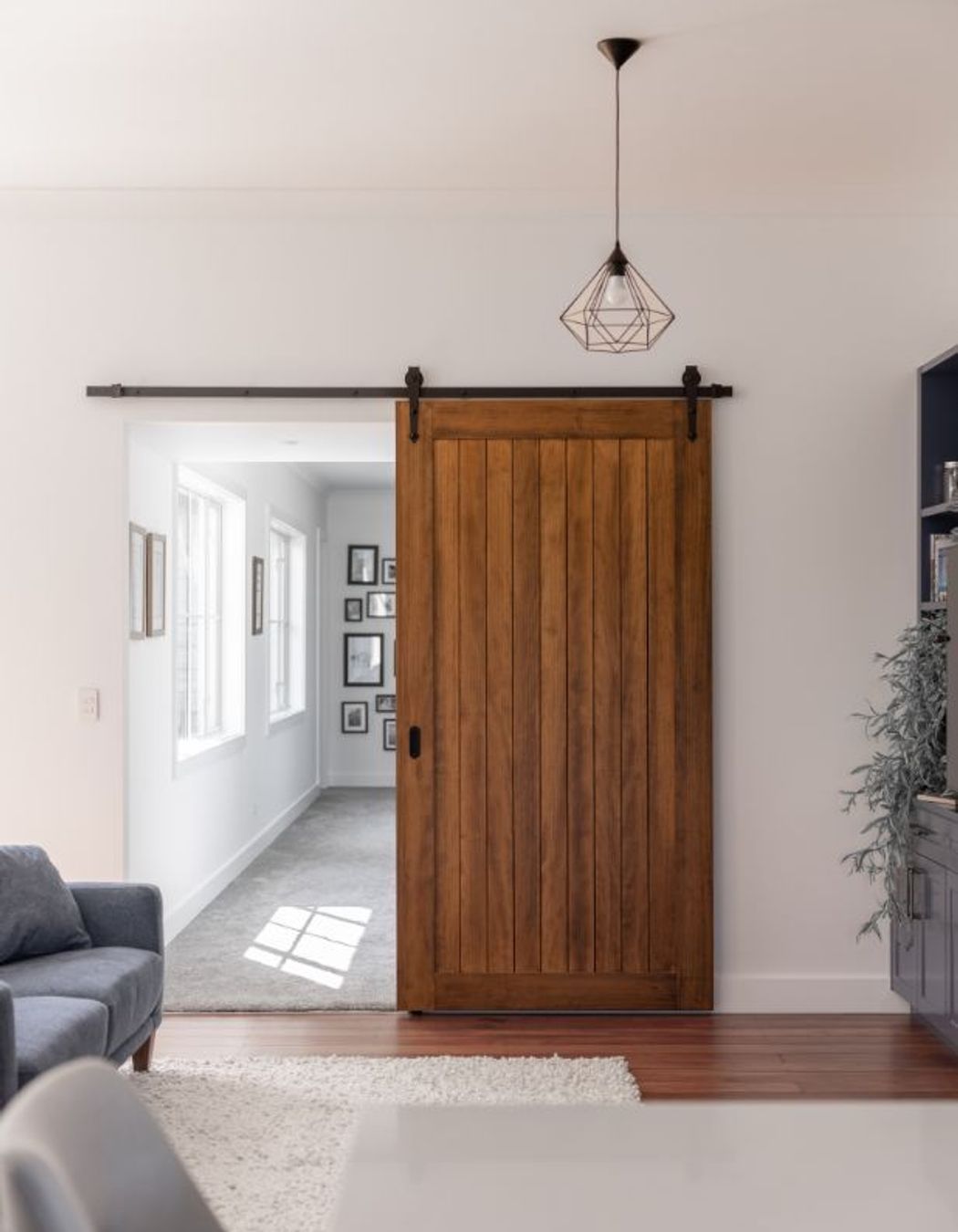 The Barn Door in the Taihape extension furthers the feel of a true country home