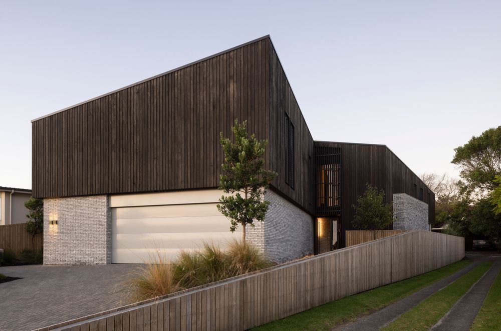 Custom cladding amplifies the angular design