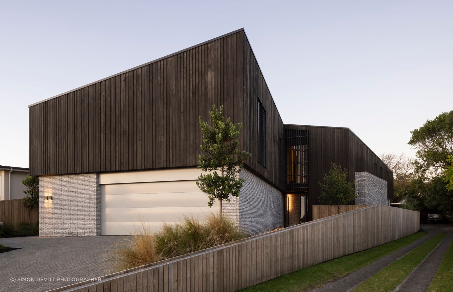 Custom cladding amplifies the angular design