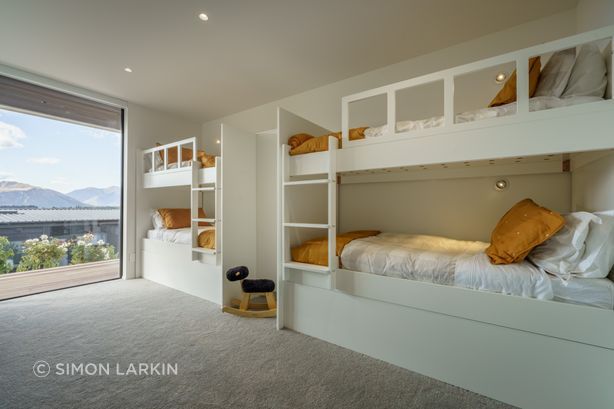 A bunkroom with views